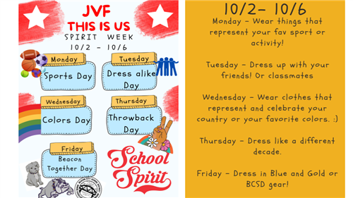  THIS IS US - JVF SPIRIT WEEK